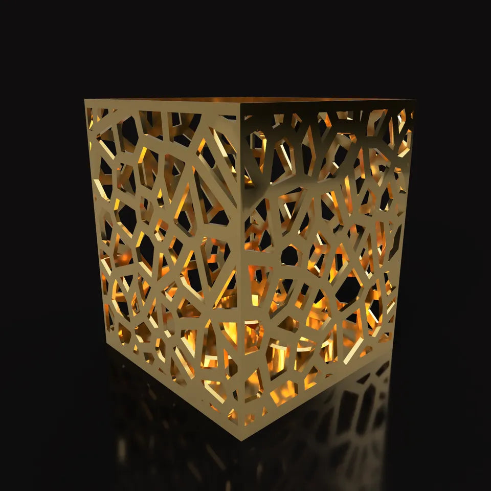 Porta velas Cubo (Vela no incluida)