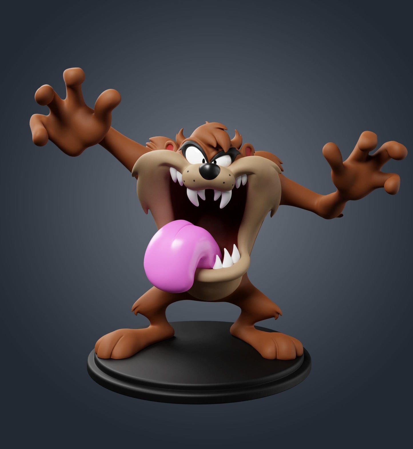 Figura taz resina 8 cm pintada a mano