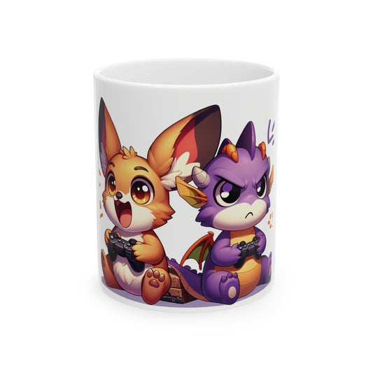 Gamer Mug - Crash Bandicoot y Spyro Ceramic Mug (11oz, 15oz)