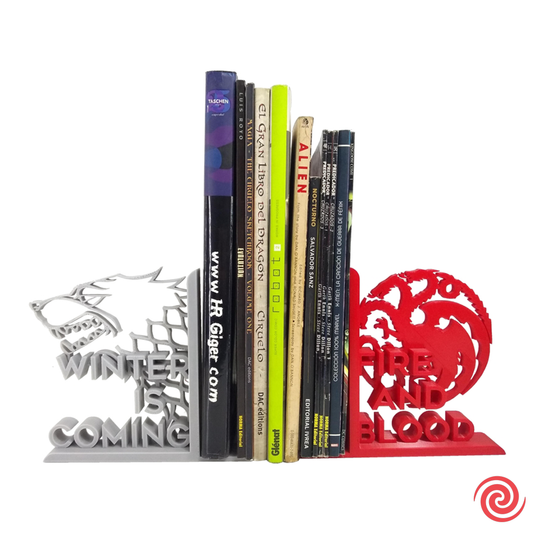 Sujeta Libros 12cm El Invierno y El Fuego