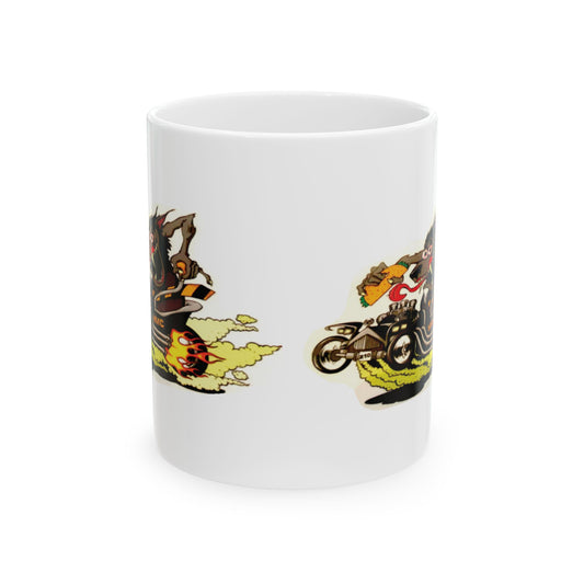 Taza Retro Wolf Motor – Wolf Motor, Fuego y Aventura